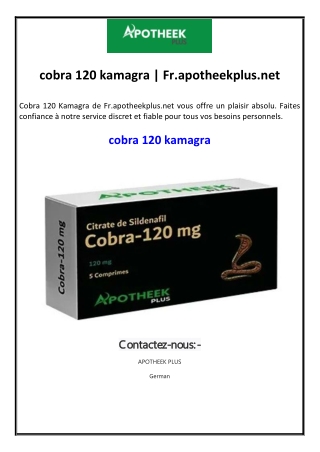 cobra 120 kamagra fr apotheekplus net