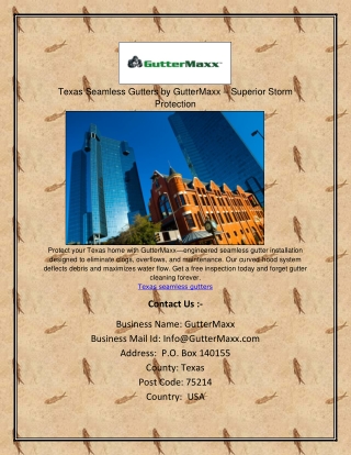 Professional Gutter Installation Services  GutterMaxx Systems