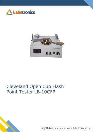 Cleveland-Open-Cup-Flash-Point-Tester-LB-10CFP
