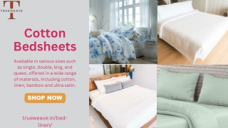 Buy Premium Cotton Bedsheets Online – Only at TrueWeave