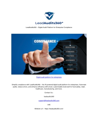 Customizable Audit Templates for Every Need | LeadAudits360