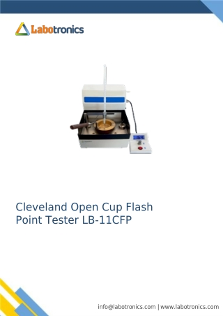 Cleveland-Open-Cup-Flash-Point-Tester-LB-11CFP