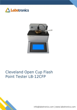 Cleveland-Open-Cup-Flash-Point-Tester-LB-12CFP