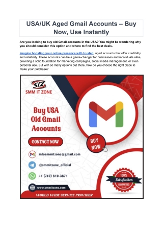 usa uk aged gmail accounts buy now use instantly