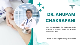 Best Hematologist for Thalassemia in Kolkata