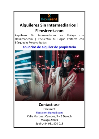 Alquileres Sin Intermediarios  Flexsirent.com