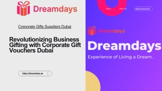 Revolutionizing Business Gifting with Corporate Gift Vouchers Dubai