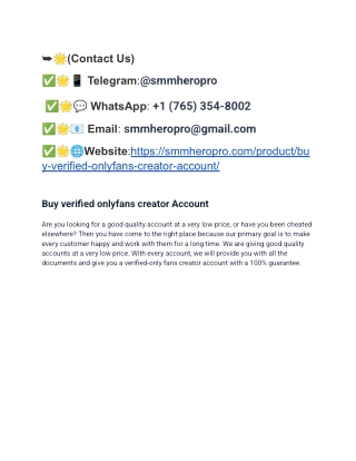 300%$ Buy Verified OnlyFans Creator Account –  The Ultimate Guidein Usa (2025)