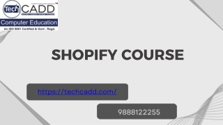 Best Shopify Course in Jalandhar