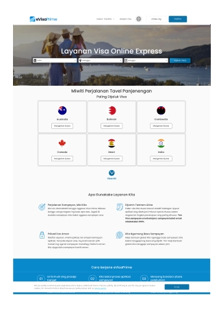FOR INDONESIAN, UK, USA CITIZENS - Online Visa  eVisaPrime - The trusted global method of obtaining electronic Visa from