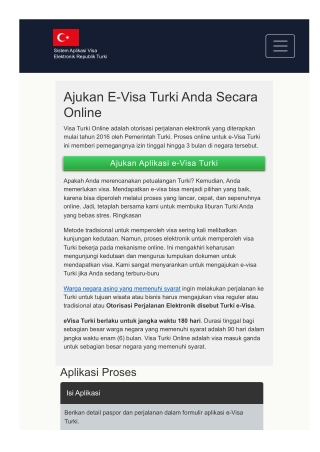 TURKEY  Turkish Visa Application Online - Immigration for Tourists and Business Visitors - Aplikasi Visa Turki Resmi Imi