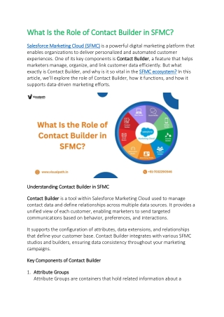 Salesforce Training Institute in Hyderabad | Marketing Cloud