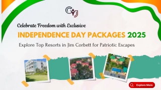 Book Independence Day Package in Jim Corbett Now