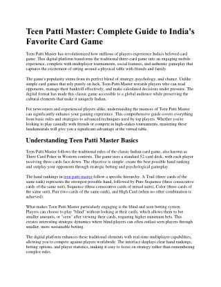 teen patti master
