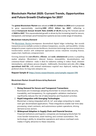 Blockchain market