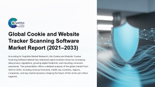 Cookie and Website Tracker Scanning Software Market Report, Share and  Forcast