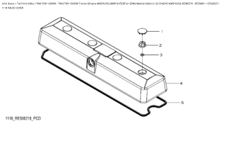 John Deere 5095M Tractor (Engine 4045HLV52, 4045HLV55) (Tier 3) (Worldwide Edition) Parts Catalogue Manual Instant Downl