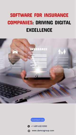 Software for Insurance Companies Driving Digital Excellence