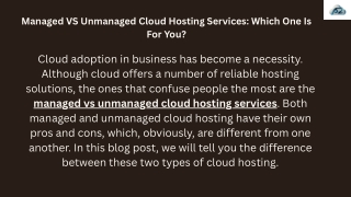 Cloud Hosting Services: Scalable, Flexible, and Secure Solutions