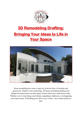 3d 3d remodeling remodeling drafting bringing