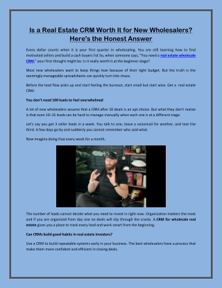 Is a Real Estate CRM Worth It for New Wholesalers (1)