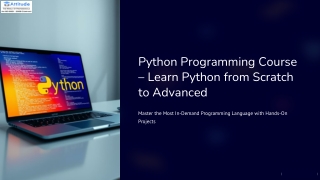 Python Programming Course – Learn Python from Scratch to Advanced