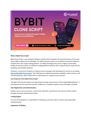 Bybit Clone Script: The Fastest Way to Enter the Crypto Trading Market