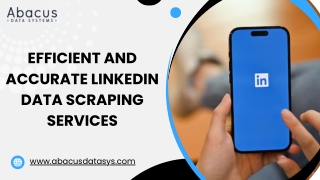 efficient and accurate linkedin data scraping