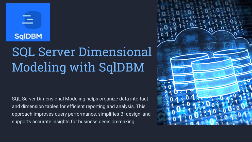 PPT - SQL Server Dimensional Modeling with-SqlDBM.pdf PowerPoint ...