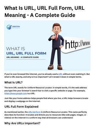 what is url url full form url meaning a complete