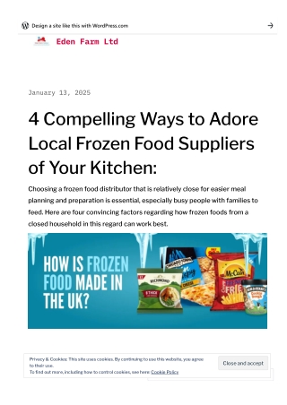 4 Compelling Ways to Adore Local Frozen Food Suppliers of Your Kitchen: