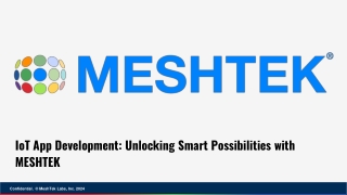 _IoT App Development_ Unlocking Smart Possibilities with MESHTEK