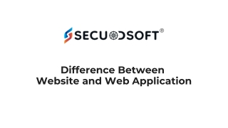 Difference Between Website and Web Application