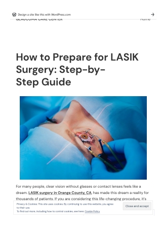 LASIK Surgery in Orange County, CA