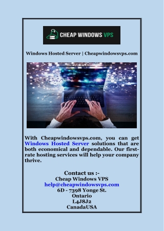 windows hosted server cheapwindowsvps com