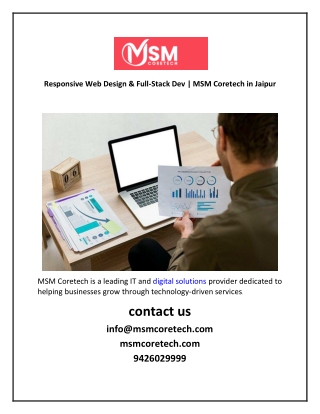 responsive web design full stack dev msm coretech