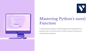 Python Sum Function Explained with Examples