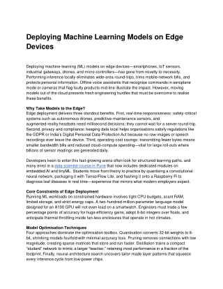 Deploying Machine Learning Models on Edge Devices