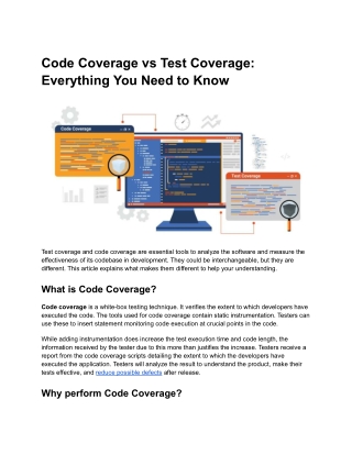 code coverage vs test coverage everything