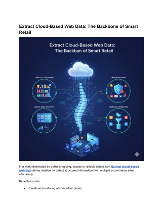 extract cloud based web data the backbone