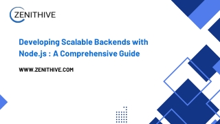developing scalable backends with node