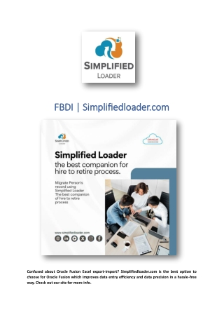 fbdi simplifiedloader com fbdi simplifiedloader