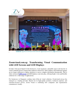 zoomvisual com sg transforming visual