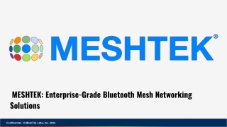 _ MESHTEK_ Enterprise-Grade Bluetooth Mesh Networking Solutions