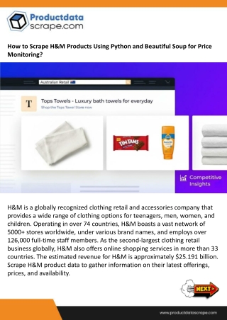 How to Scrape H&M Products Using Python and Beautiful Soup for Price Monitoring