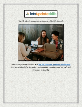 Top SQL interview questions and answers
