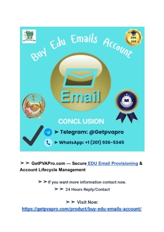 How To Buy, Edu, Email, Accounts in Onelin