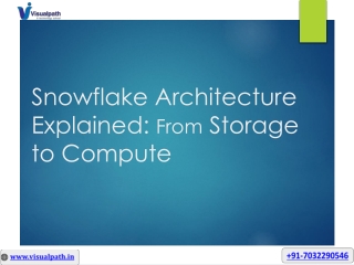 Snowflake Data Engineering with DBT| Online Training Visualpath