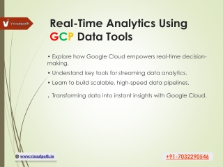 The Best Google Cloud Data Engineer Training in Bangalore