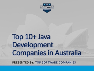 Top 10  Java Development Companies in Australia